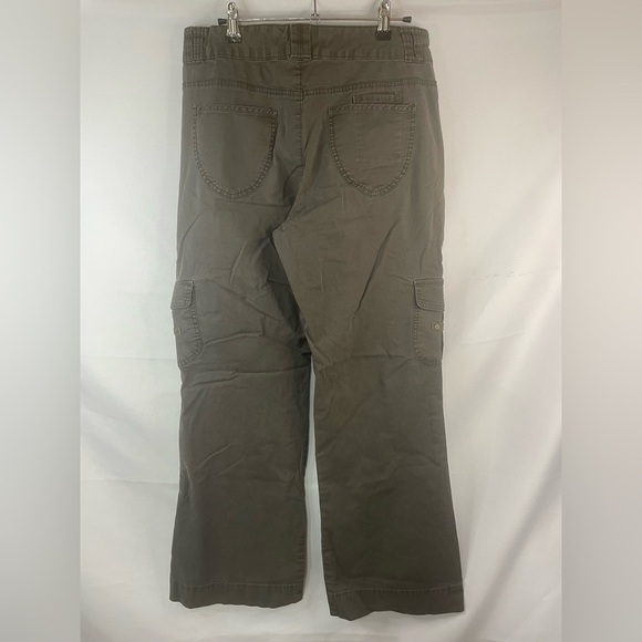 Gloria Vanderbilt brown wide leg slacks. Casual and sporty, size 10. - Picture 5 of 6